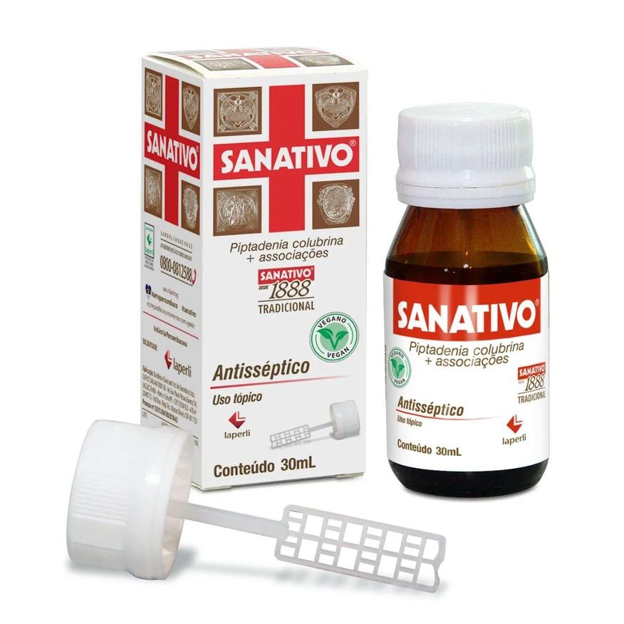 Sanativo Antisséptico Tradicional Palheta 30ml