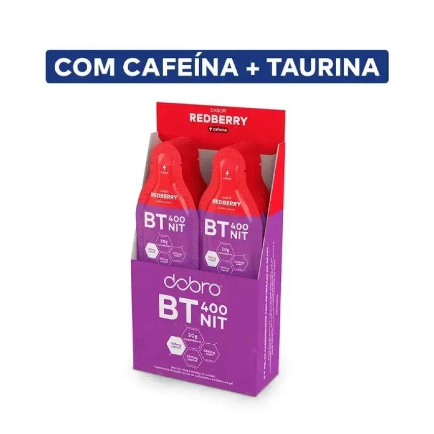 Dobro Bt Nitrato Gel (Display 10 Sachês 30g) - Sabor: Redberry