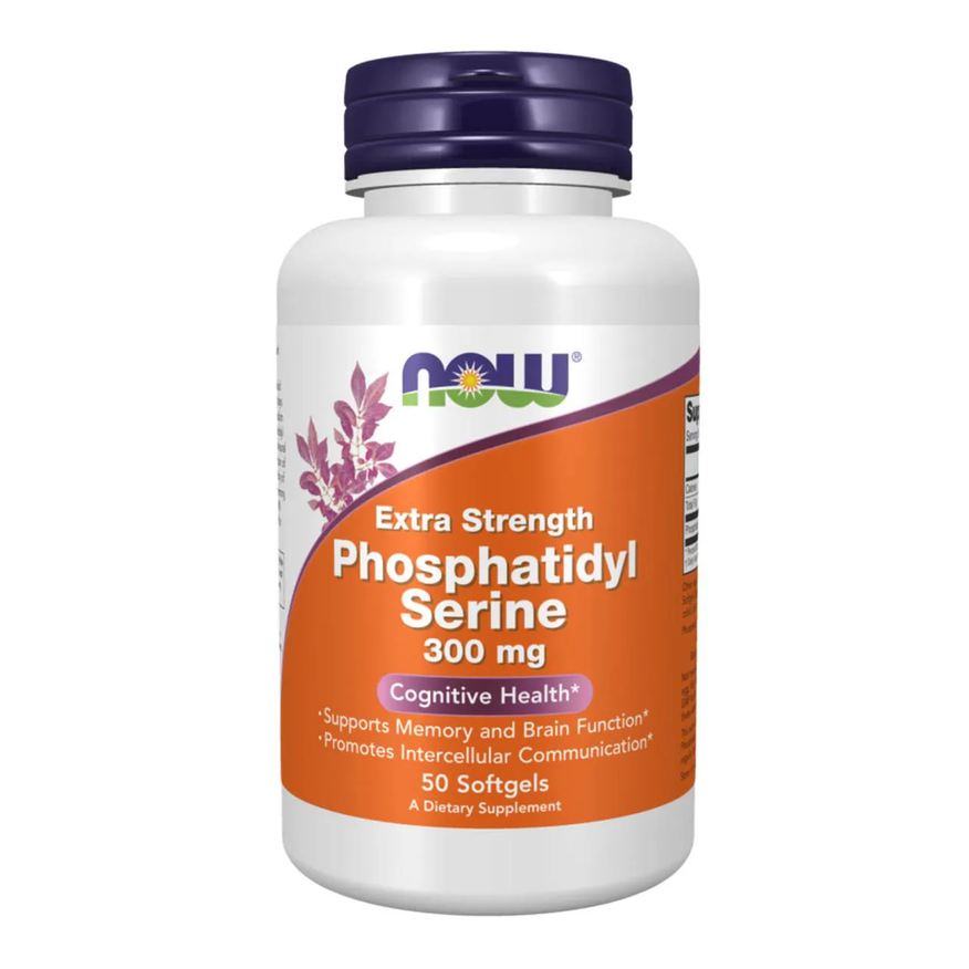 Now Foods Fosfatidilserina 300mg 50 Softgels