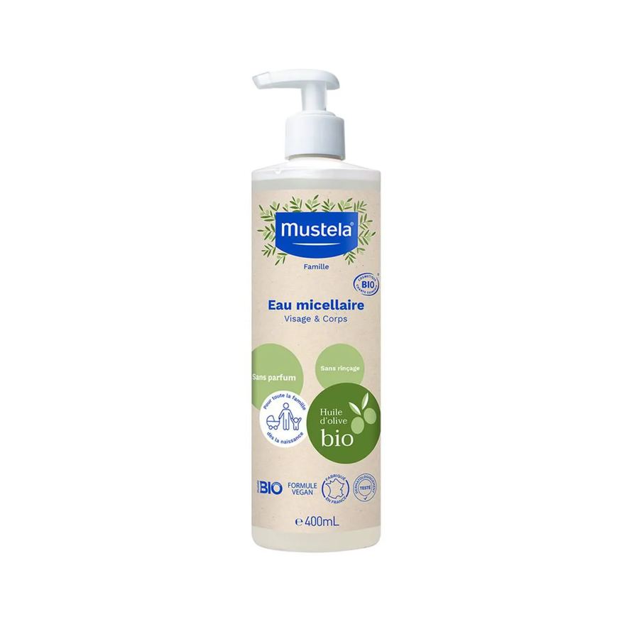 Mustela Água Micelar Bio Sem Perfume com 400ml