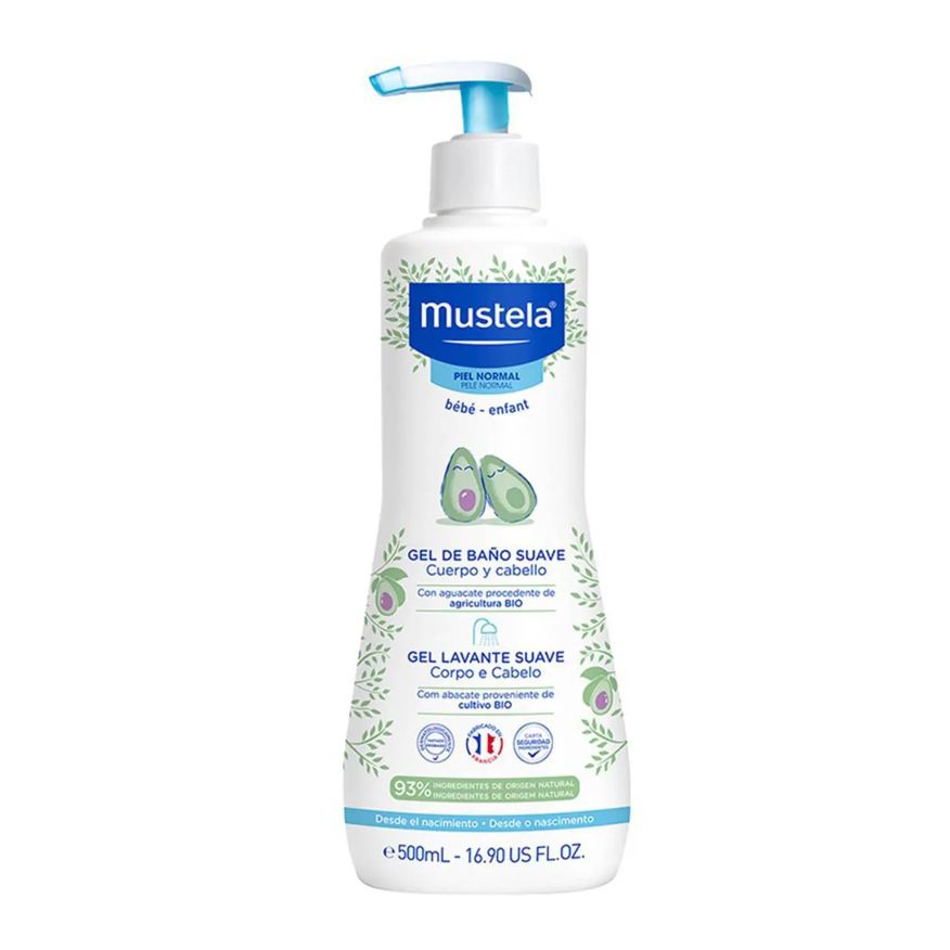 Mustela Gel Lavante Bebê Suave Corpo e Cabelo 500ml