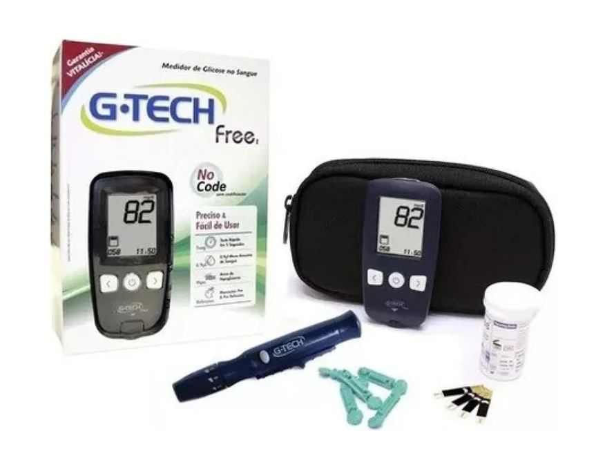 G-Tech Aparelho Medidor de Glicose Free 1