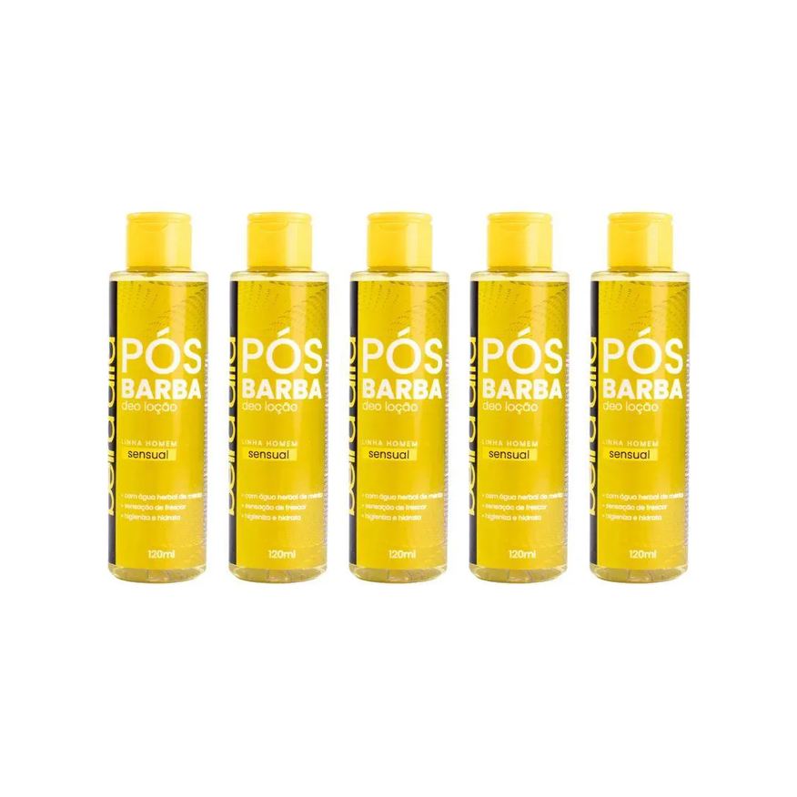 Beira Alta Loçao Pos Barba 120ml Sensual - Kit C / 5un