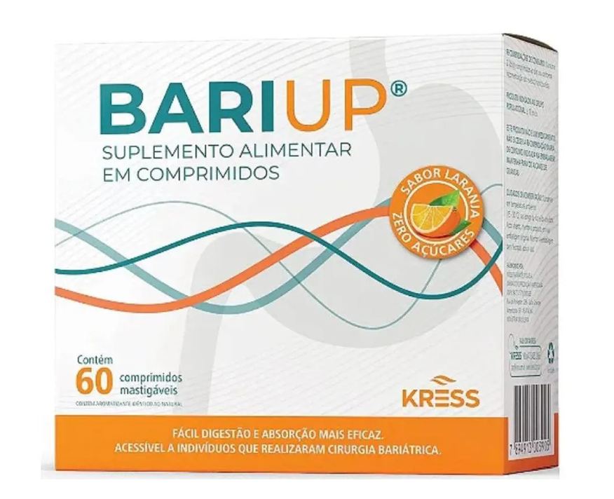 Kress Bariup Suplemento Alimentar Sabor Laranja 60Cpr