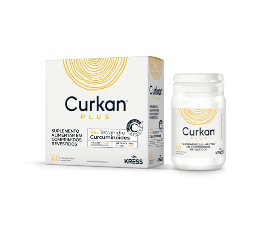 Kress Curkan Plus Suplemento Alimentar de Cúrcuma 60Cpr