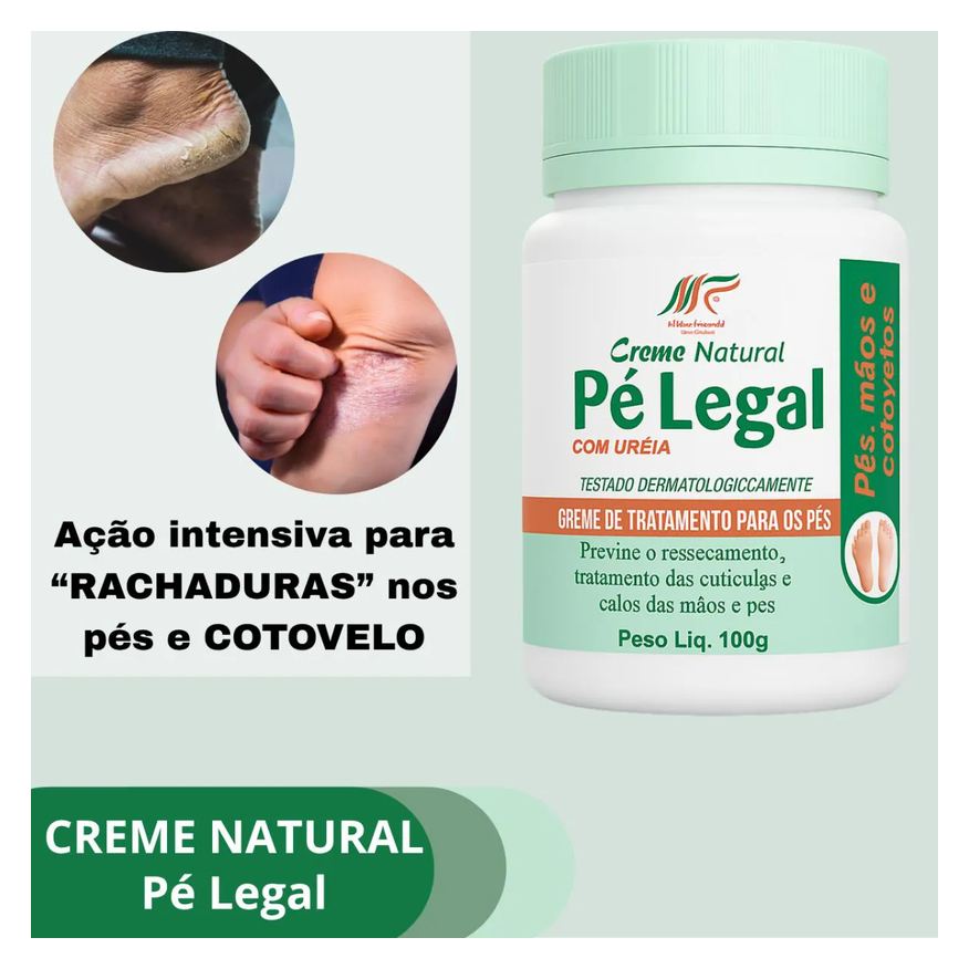 de Creme Uréia para Pés e Cotovelos Hidratação Intensa