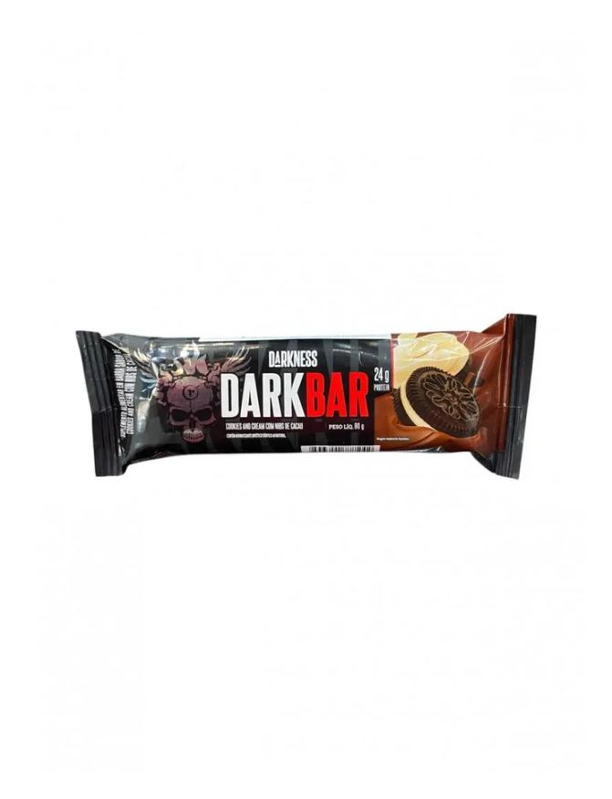 Darkness Dark Bar (90g) - Sabor: Cookies And Cream C/ Nibs de Cacau