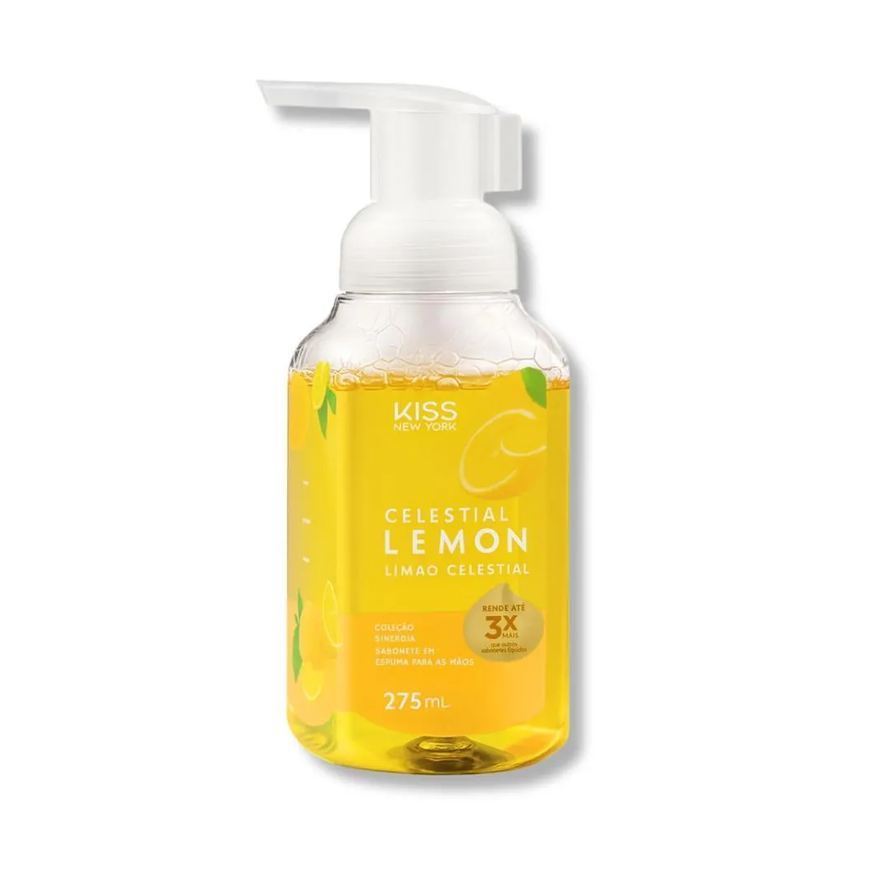Kiss New York Sabonete em Espuma para Mãos Celestial Lemon 275ml