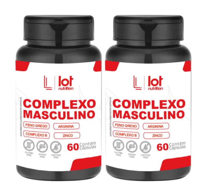 Lot Nutrition Kit 2un Complexo Man 60 cápsulas sem Sabor