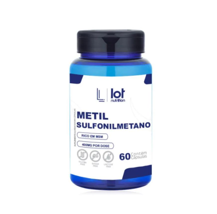 Lot Nutrition Msm 400mg 60 cápsulas