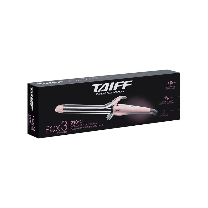 Taiff Profissional Modelador Fox 3 Rose 1" Biv 25mm
