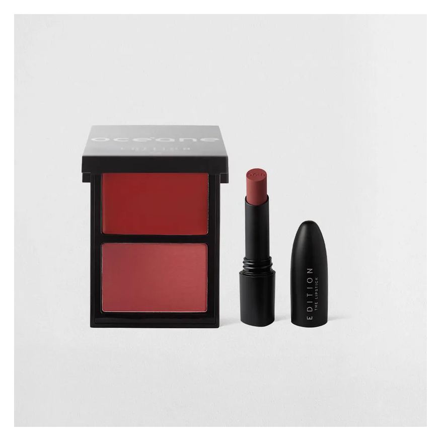 Océane Kit Duo Blush Punch Paint + Batom Cinnamon Edition (2 Produtos)
