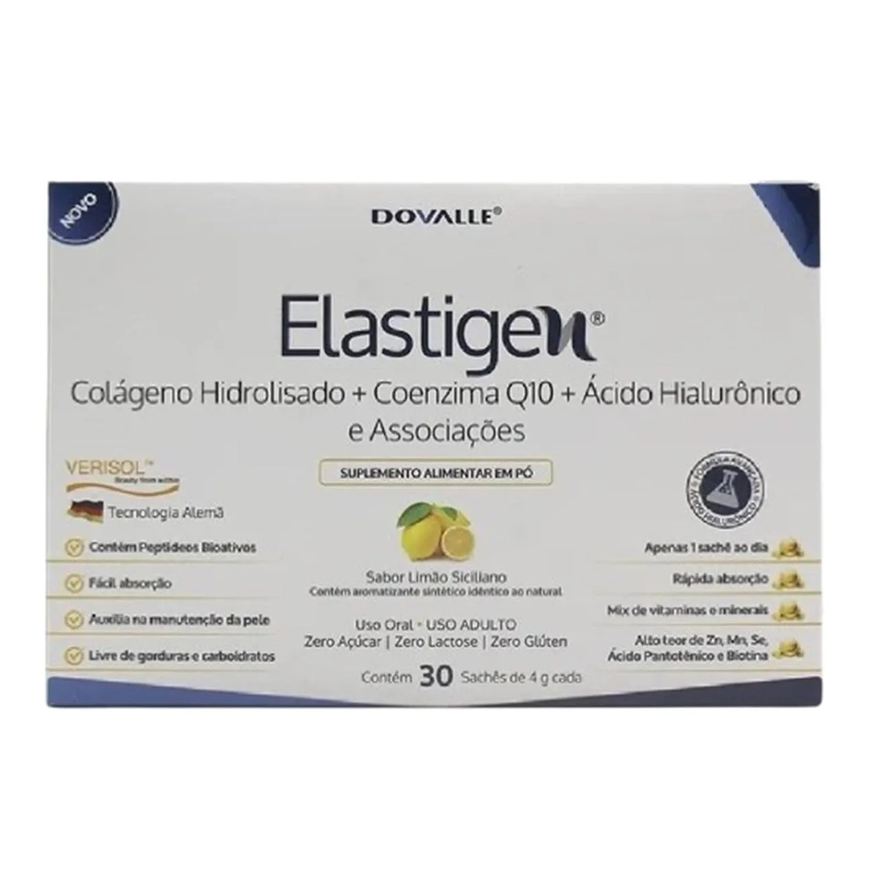 DOVALLE SUPLEMENTO ALIMENTAR ELASTIGEN C/ 30 SACHêS DE 4g