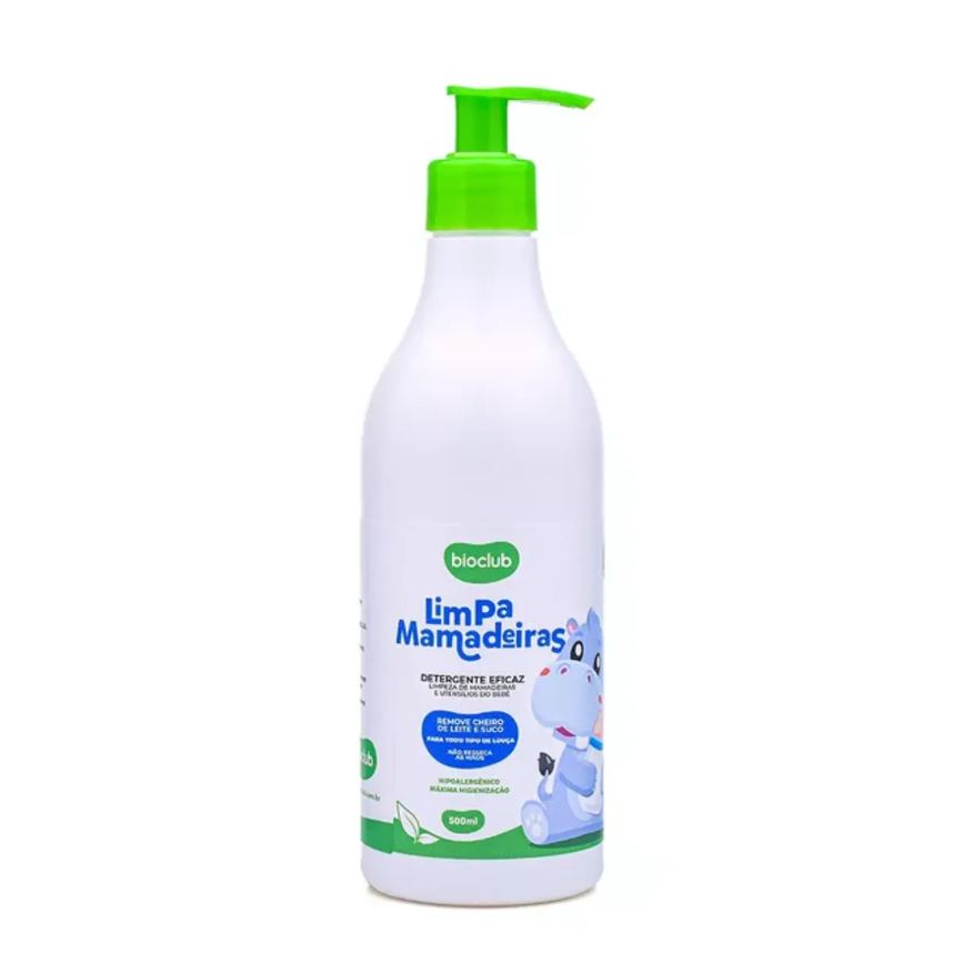 Bioclub Limpa Mamadeiras Detergente Vegano Hipoalergenico 500ml