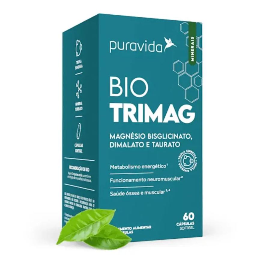 Puravida Bio Trimag 60 cápsulas Pura Vida - Bisciglinato