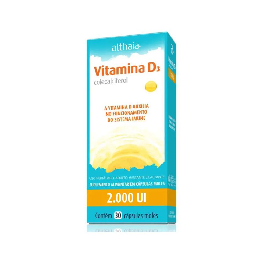 Althaia Vitamina D3 2000ui 30 cápsulas Gel