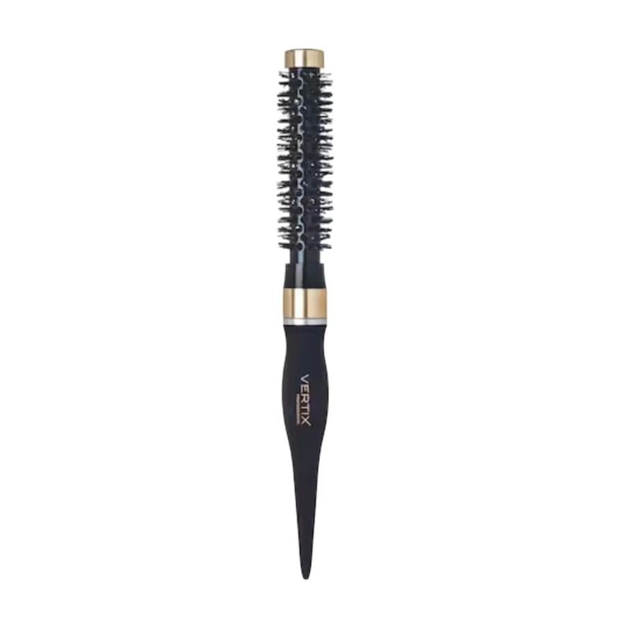 Vertix Escova Vazada Ceramica Black e Gold 16mm Profissional
