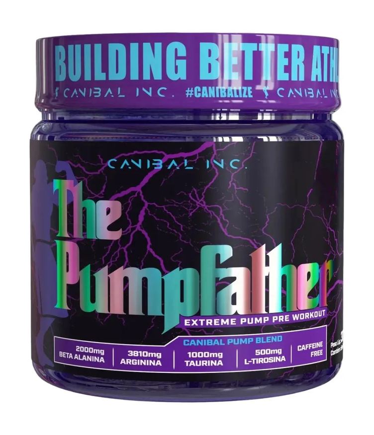 Canibal The Pump Father Pré sem Cafeína Sabor Limão 300g