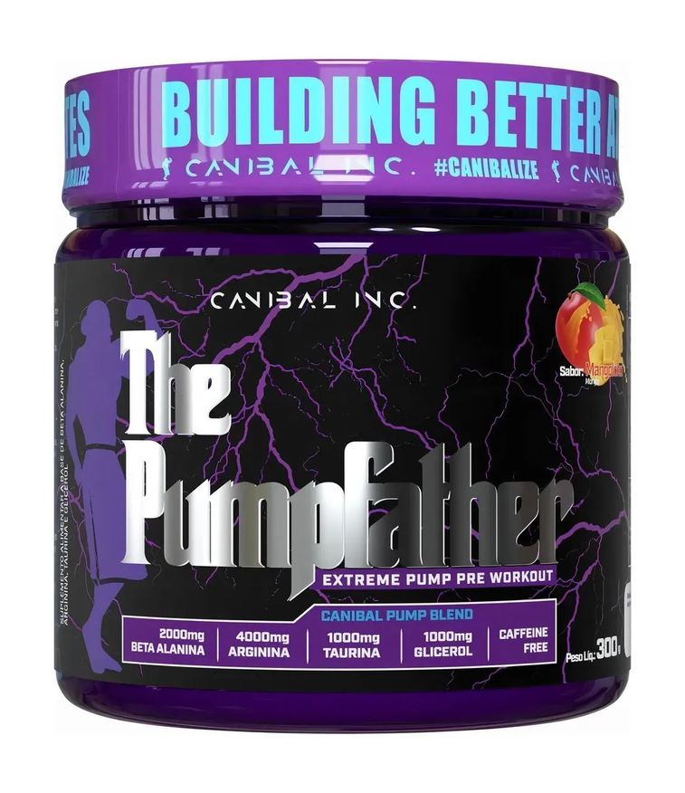 Canibal The Pump Father Pré sem Cafeína Sabor Manga 300g