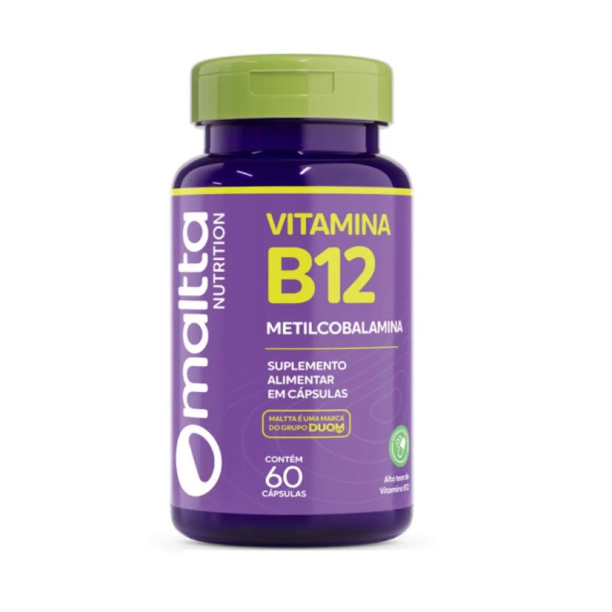 Maltta Nutrition Vitamina B12 Metilcobalamina 60 cápsulas
