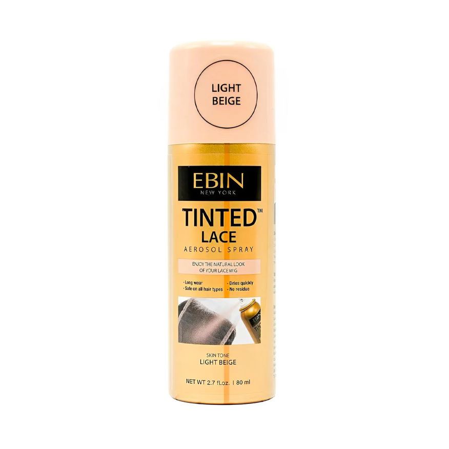 Ebin Spray Tintura Renda Peruca 80ml Bege Claro