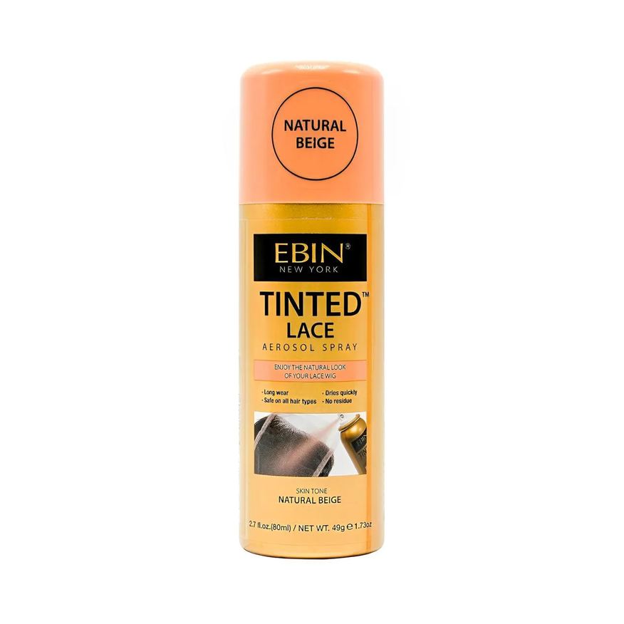 Ebin Spray Tintura Renda Peruca 80ml Bege Natural