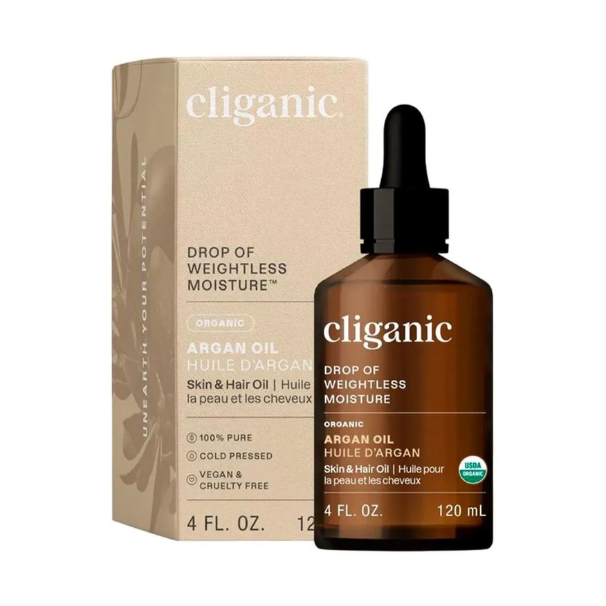 Cliganic Óleo de Argan Orgânico 120ml Importado