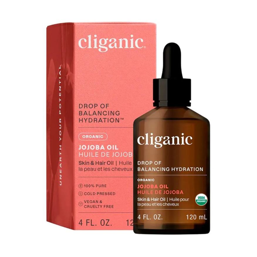 Cliganic Óleo de Jojoba Orgânico 120ml Importado