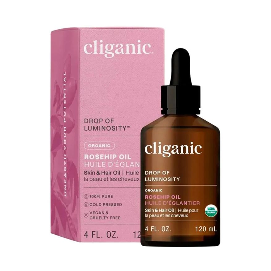 Cliganic Óleo Rosa Mosqueta Orgânico 120ml Importado