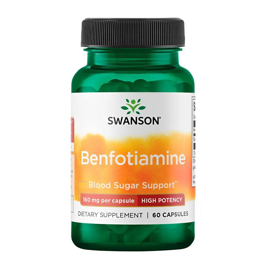 Swanson Benfotiamina 160mg 60 Cápsulas Importado