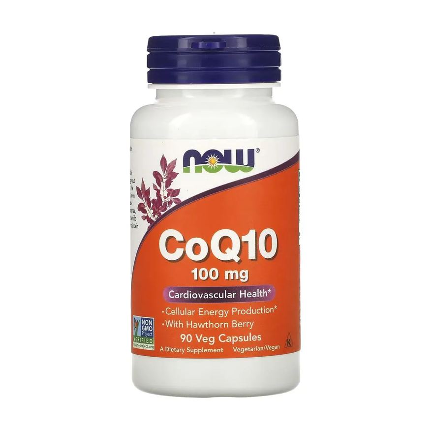 Now Foods Coenzima CoQ10 100mg 90 Veg Cápsulas Importado