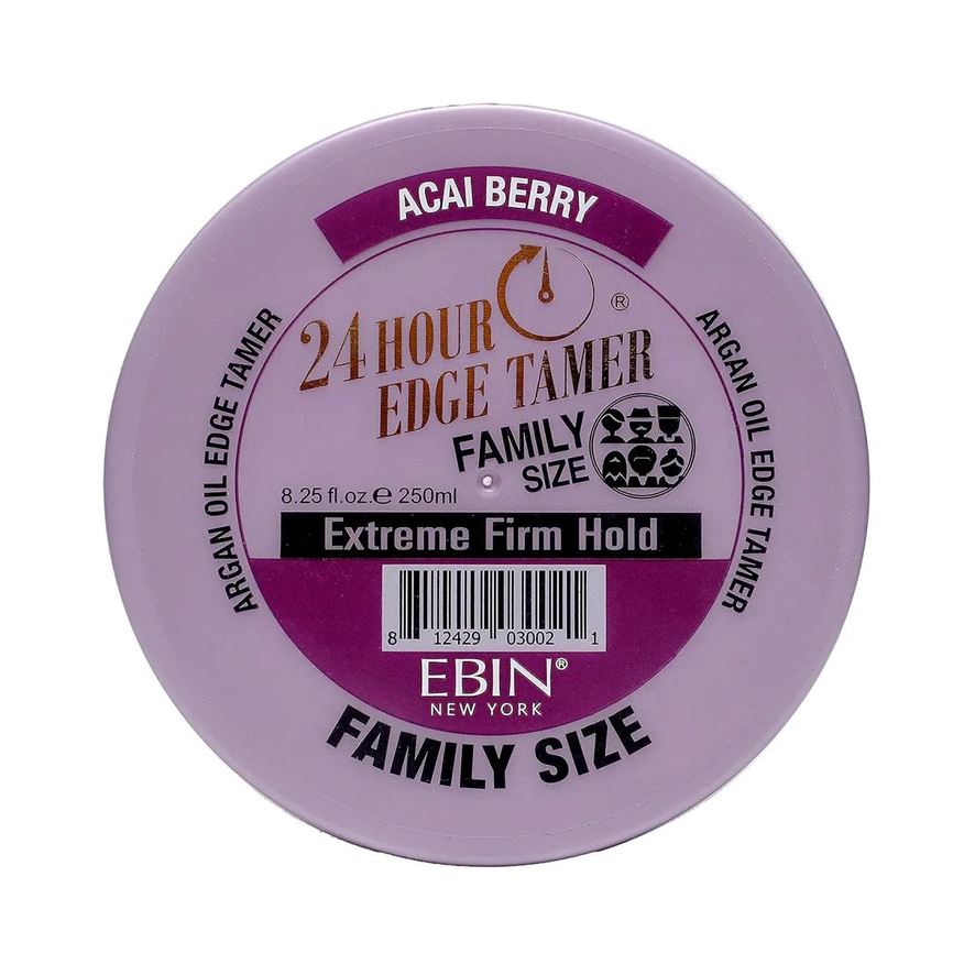 Ebin Gel Fixação Cabelo Edge Tamer 250ml Fragrância Açai