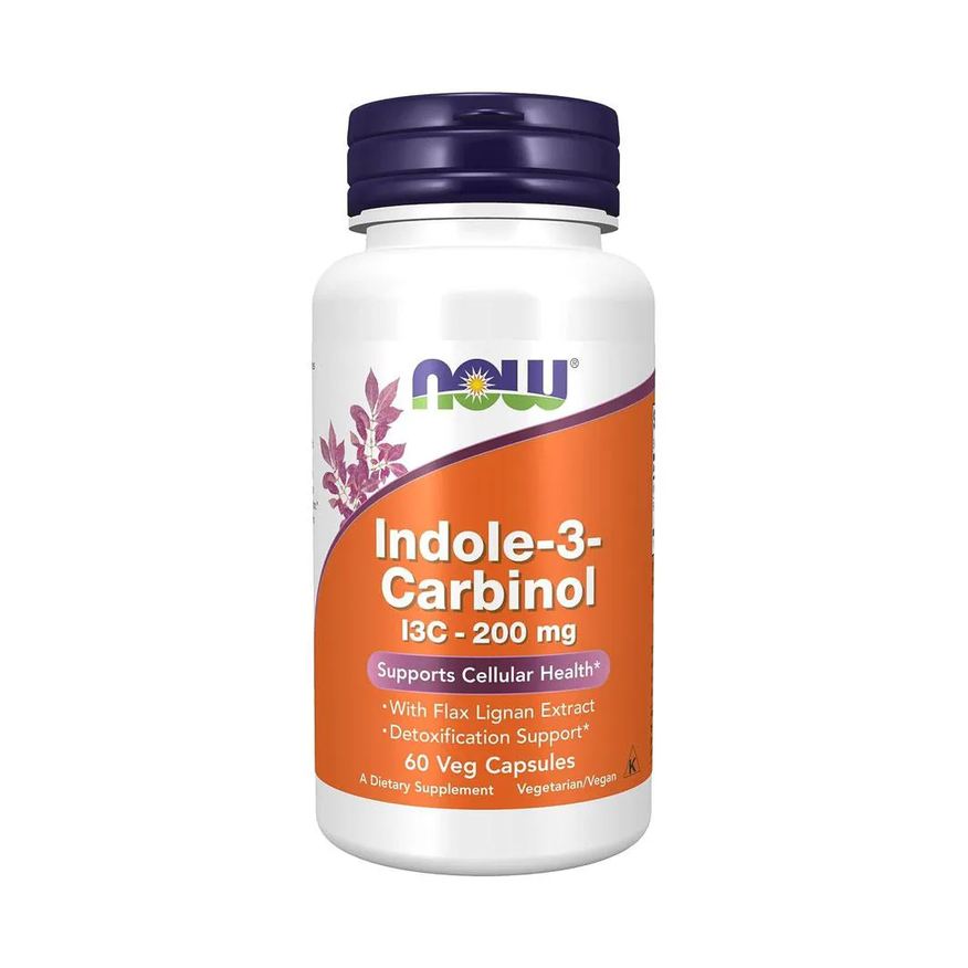 Now Foods Indole-3-Carbinol I3c 200mg 60 Veg Cápsulas Importado