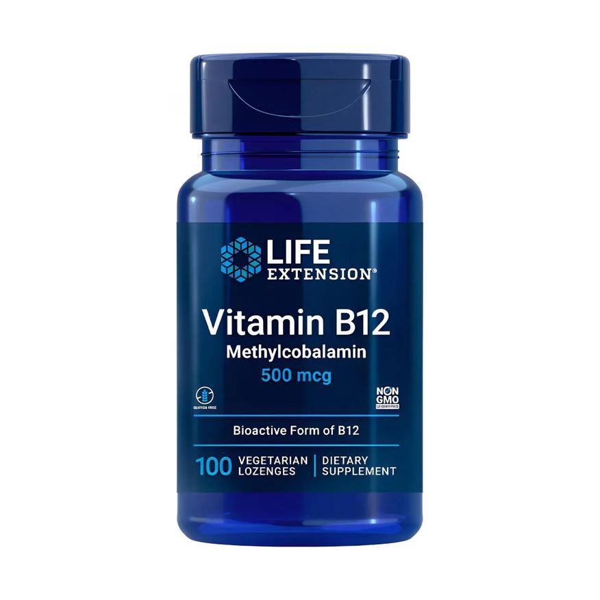 Life Extension Vitamina B12 500mcg 100 Cápsulas Importado
