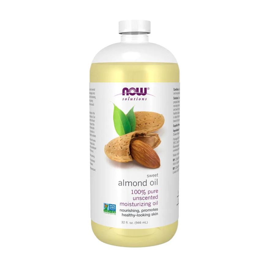 Now Foods Óleo Amendoa Doce 946ml Puro Importado