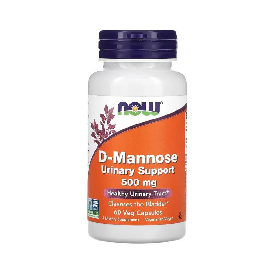 Now Foods D-manose 500mg 60 Cápsulas Importado
