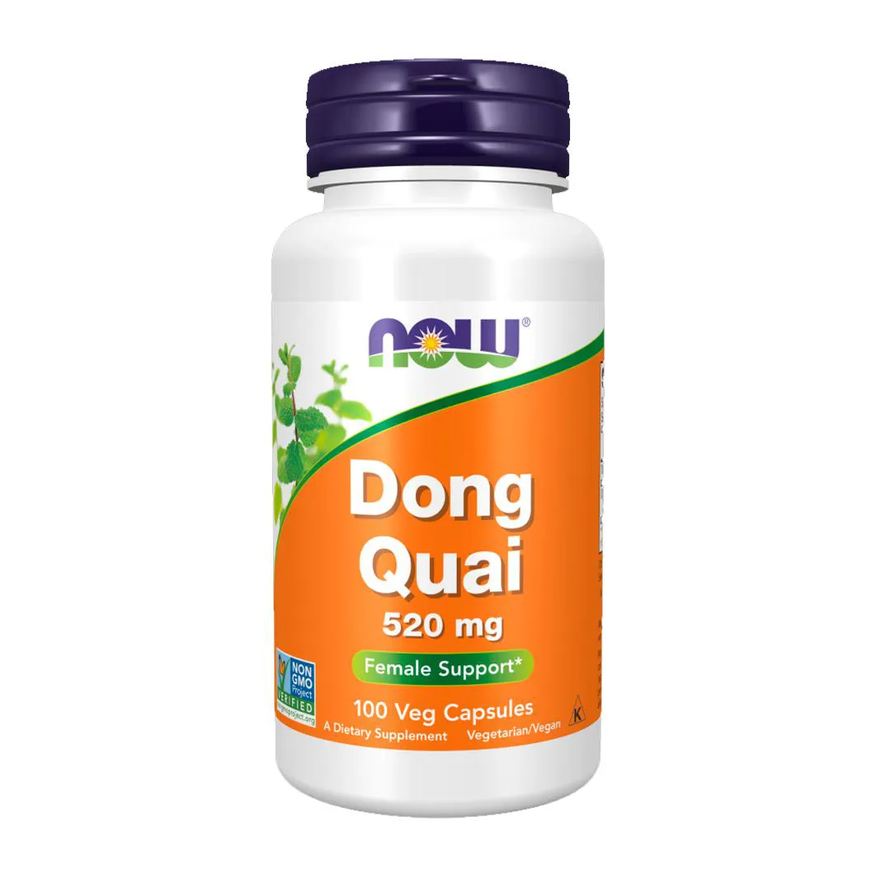 Now Foods Dong Quai 520 mg 100 Cápsulas Importado
