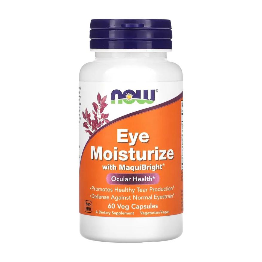 Now Foods Eye Moisturize MaquiBright 60 Cápsulas Importado