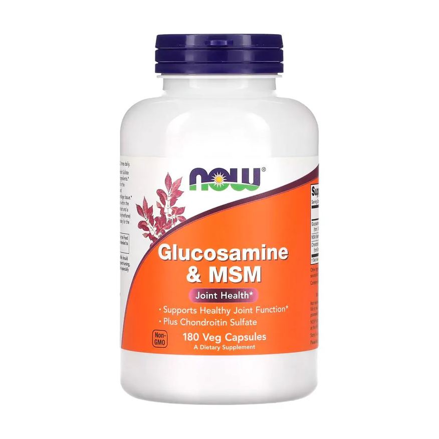 Now Foods Glucosamina e Msm 180Caps Importado