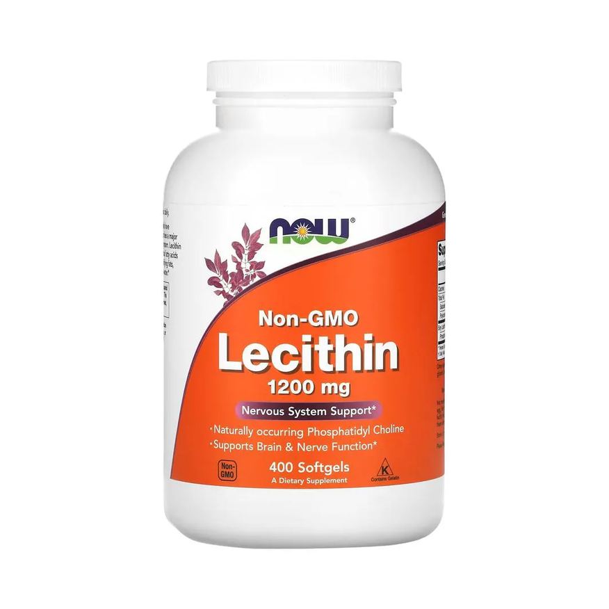 Now Foods Lecitina 1200mg 400 Soft Importado