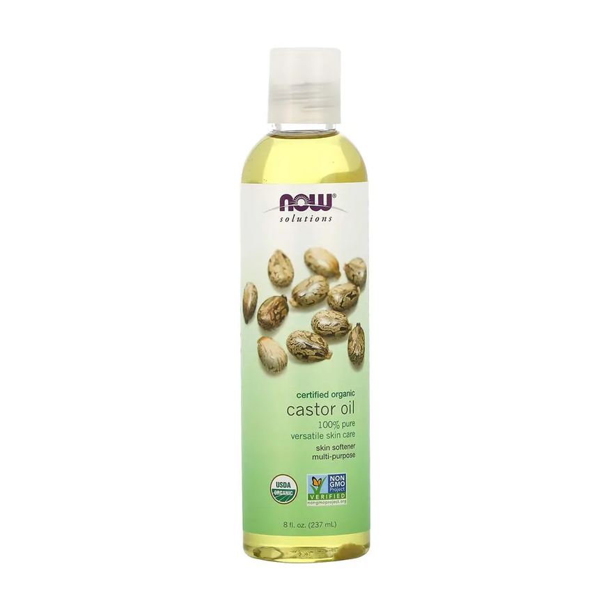 Now Foods Óleo de Rícino Orgânico 237ml Importado
