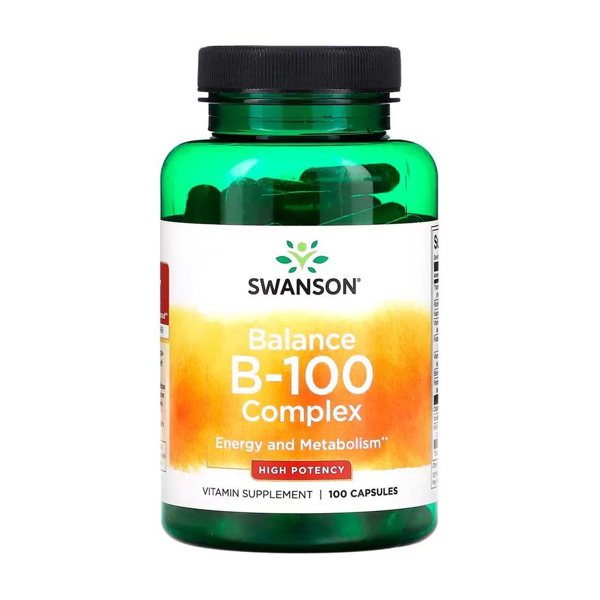 Swanson Complexo B-100 Balance 100 Cápsulas Importado