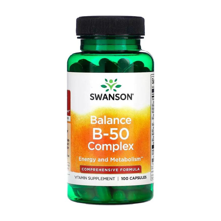 Swanson Complexo Balance B-50 100 Cápsulas Importado