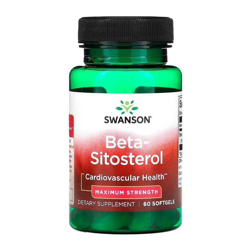 Swanson Beta-Sitosterol 160mg 60 Softgels Importado