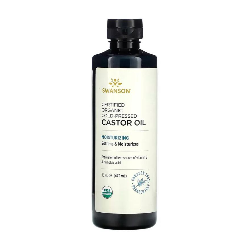 Swanson Óleo de Rícino Orgânico 474ml Importado