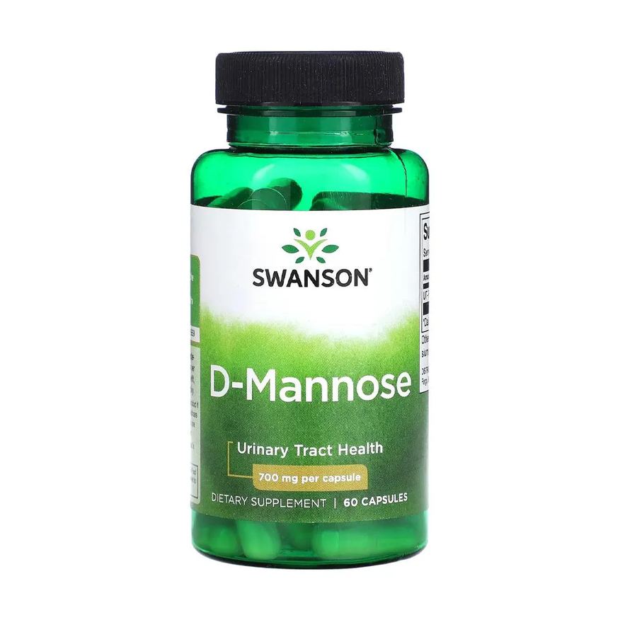 Swanson D-Mannose 700 mg 60 Cápsulas Importado