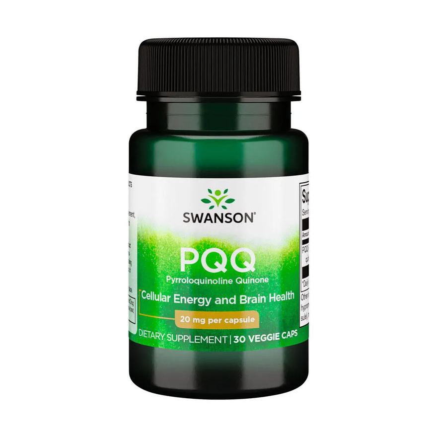 Swanson Pqq Quinone 20mg 30 Veg Cápsulas Importado