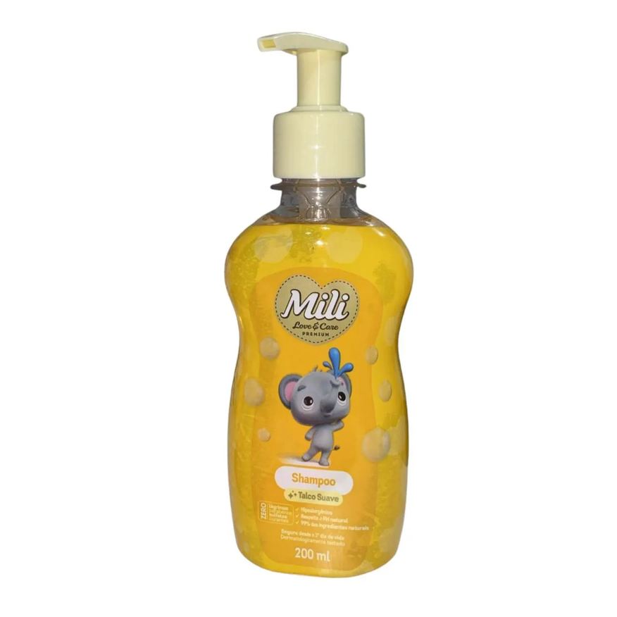 Mili Shampoo Talco Suave 200ml Love & Care