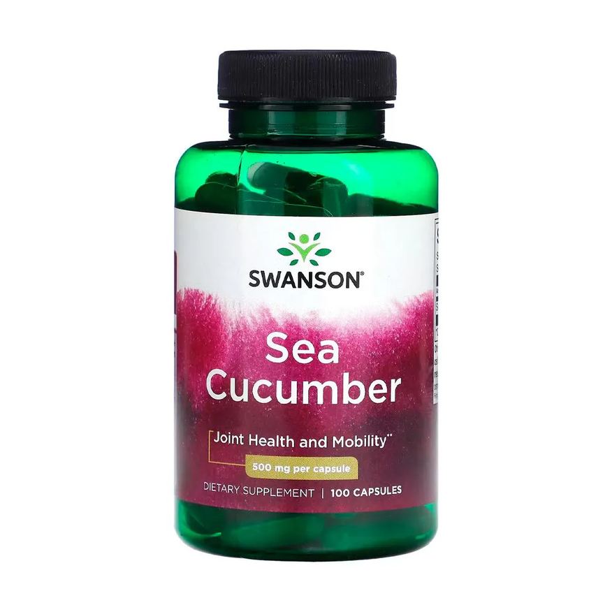 Swanson Pepino do Mar 500mg 100 Cápsulas Importado