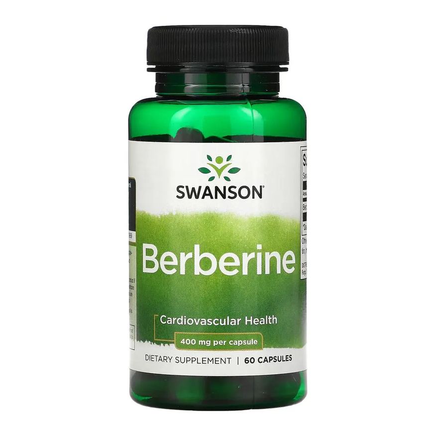 Swanson Berberina 400mg 60 Cápsulas Importado